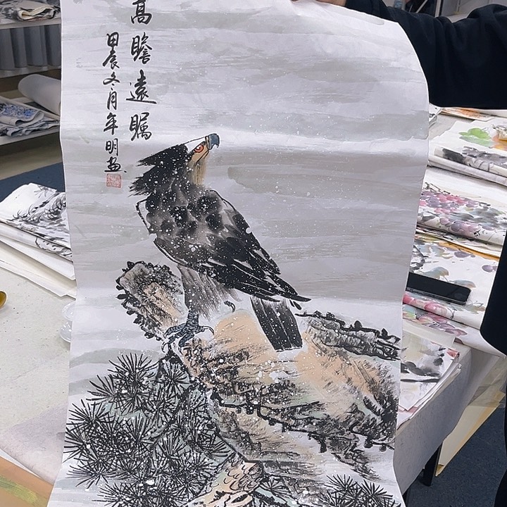 国画纯手绘字画宣纸