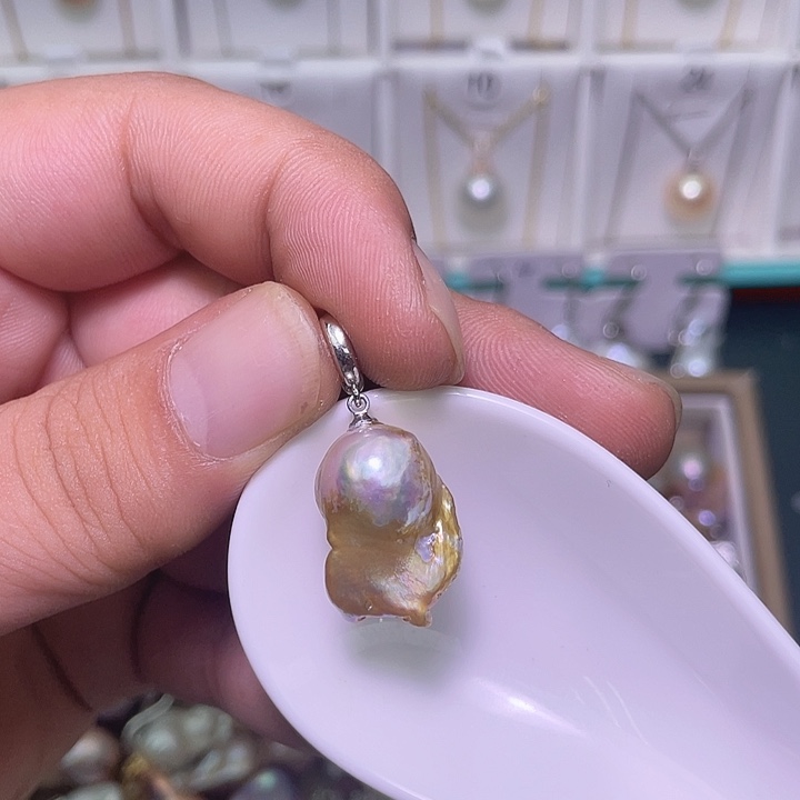 颈饰合金淡水珍珠53