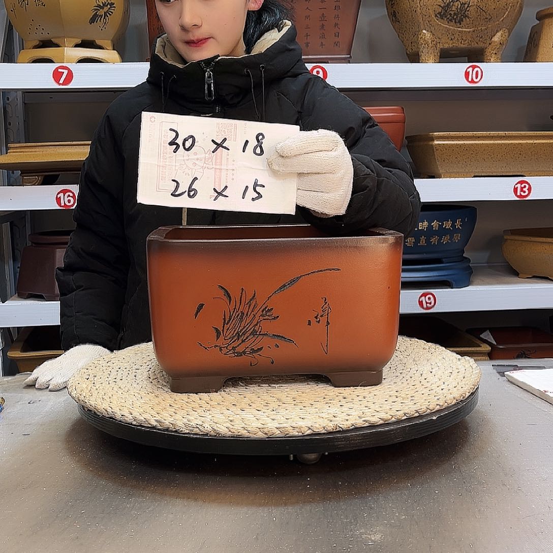 紫砂花盆紫砂花盆