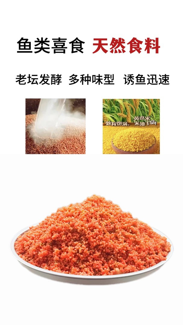 神酒米窝料秘制小米窝料春秋野钓鱼饵腥香酒米打窝料饵料老坛发酵