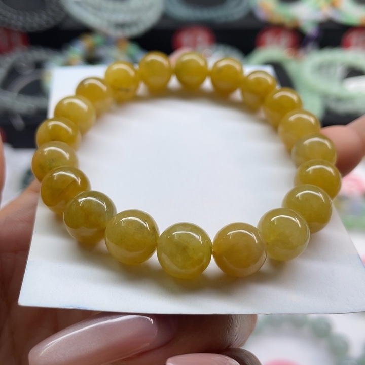 未镶嵌手链翡翠金**露卡9.9