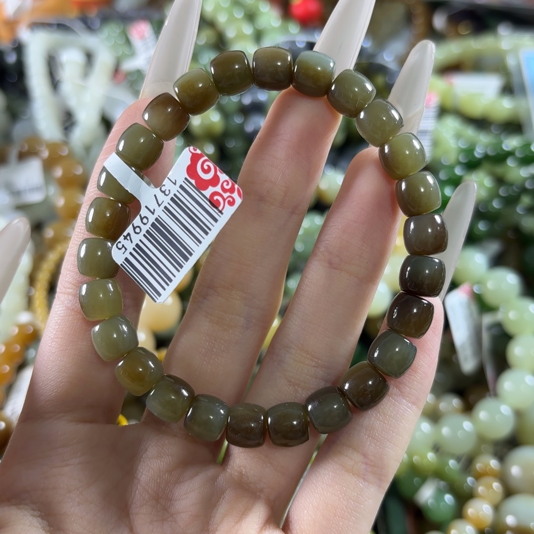 和田玉未镶嵌手链137