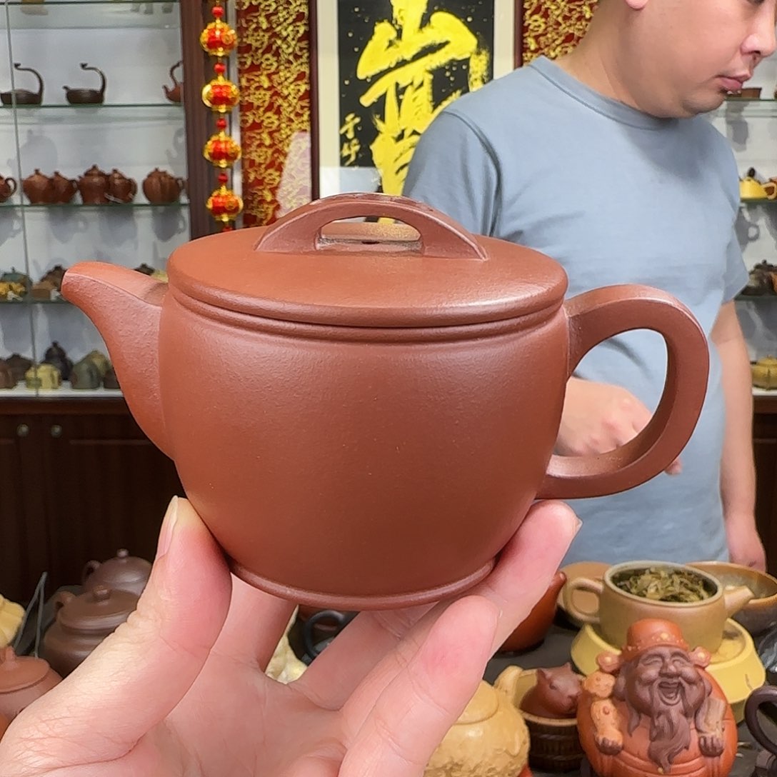 紫砂茶壶经典汉瓦底槽清