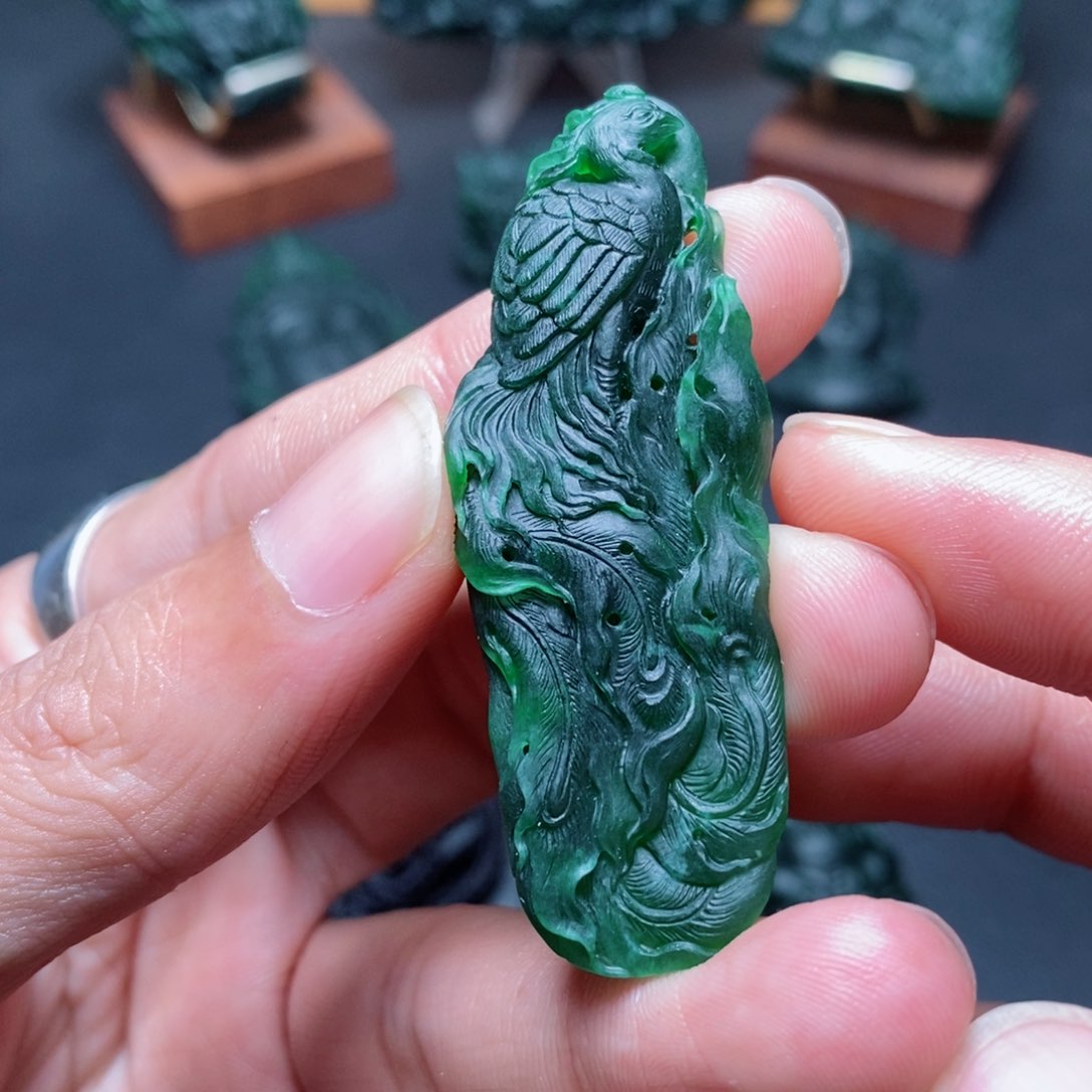 定制翡翠未镶嵌天然A货翡翠S