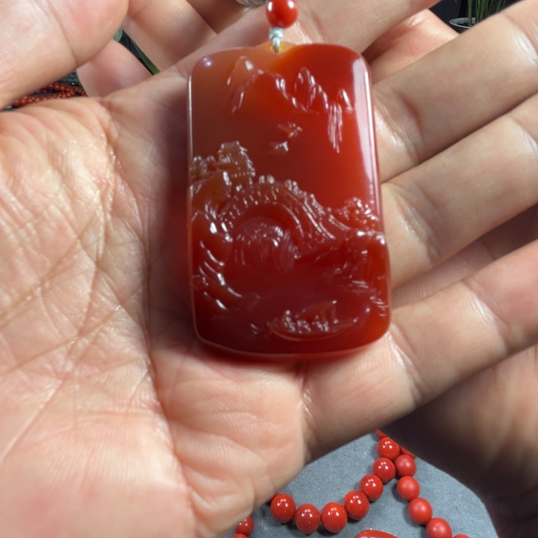 南红玛瑙手链未镶嵌森
