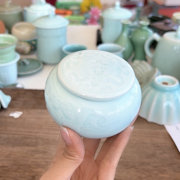 小米茶器龙泉青瓷