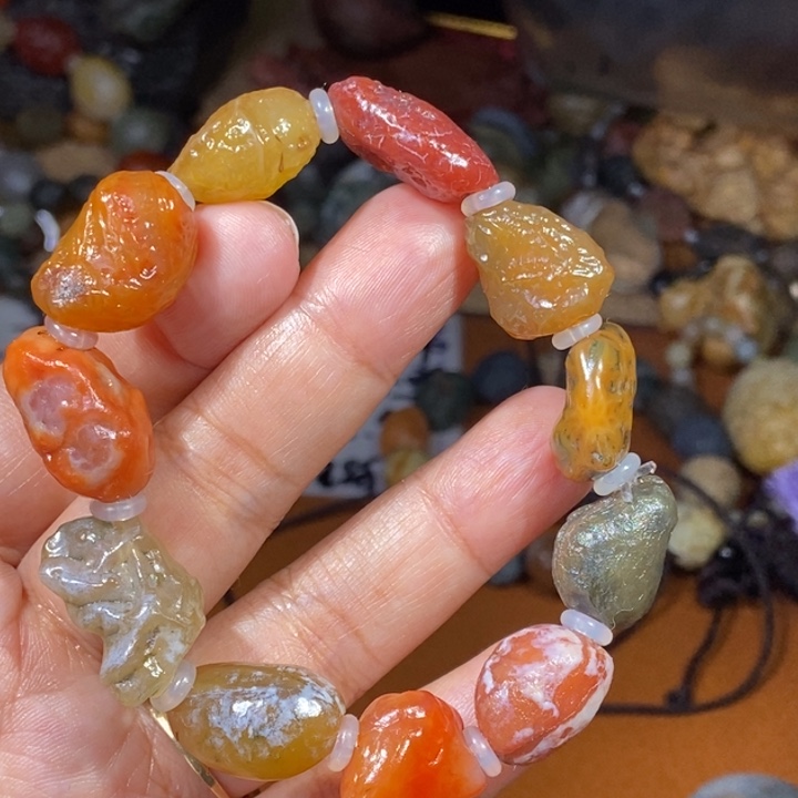 玛瑙/玉髓珠宝半成品未镶嵌石*公