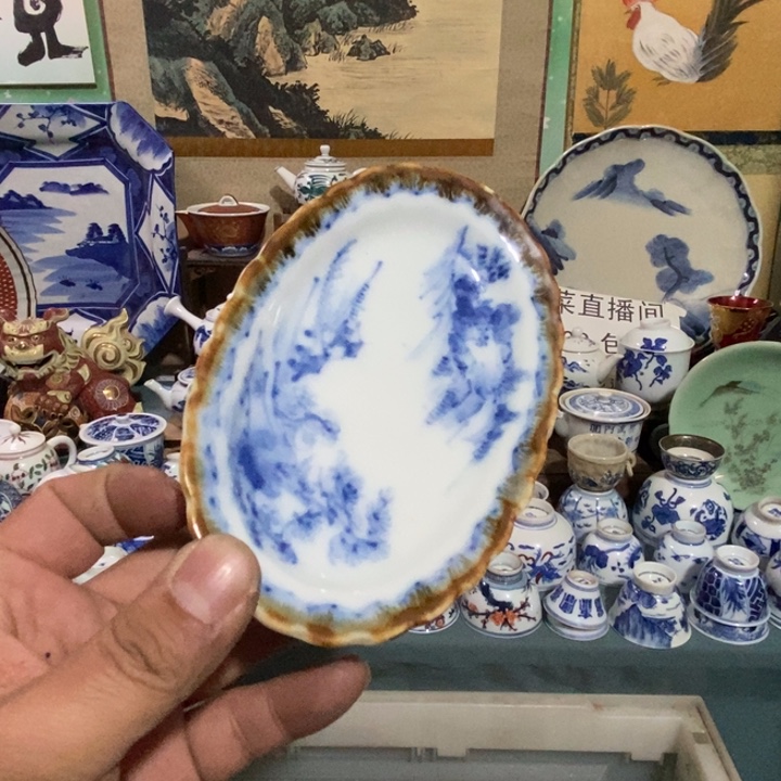 瓷片舶来瓷器满28包邮当日凑单