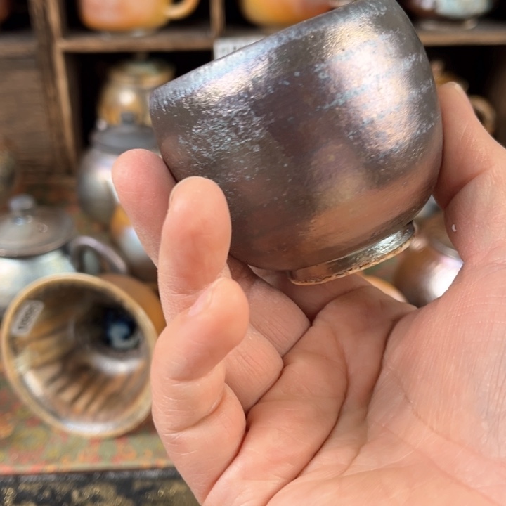 杯柴烧茶器主人杯