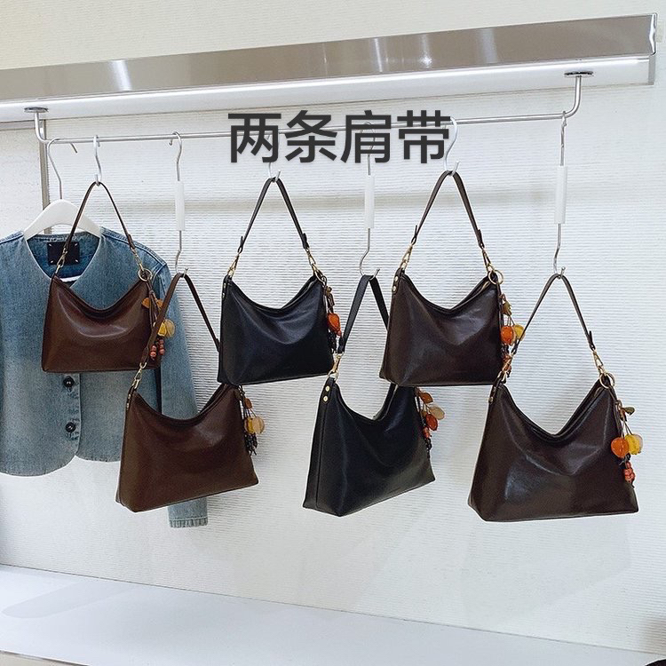 轻奢小众高级感包包女2025新款复古托特小包百搭单肩斜挎包1056