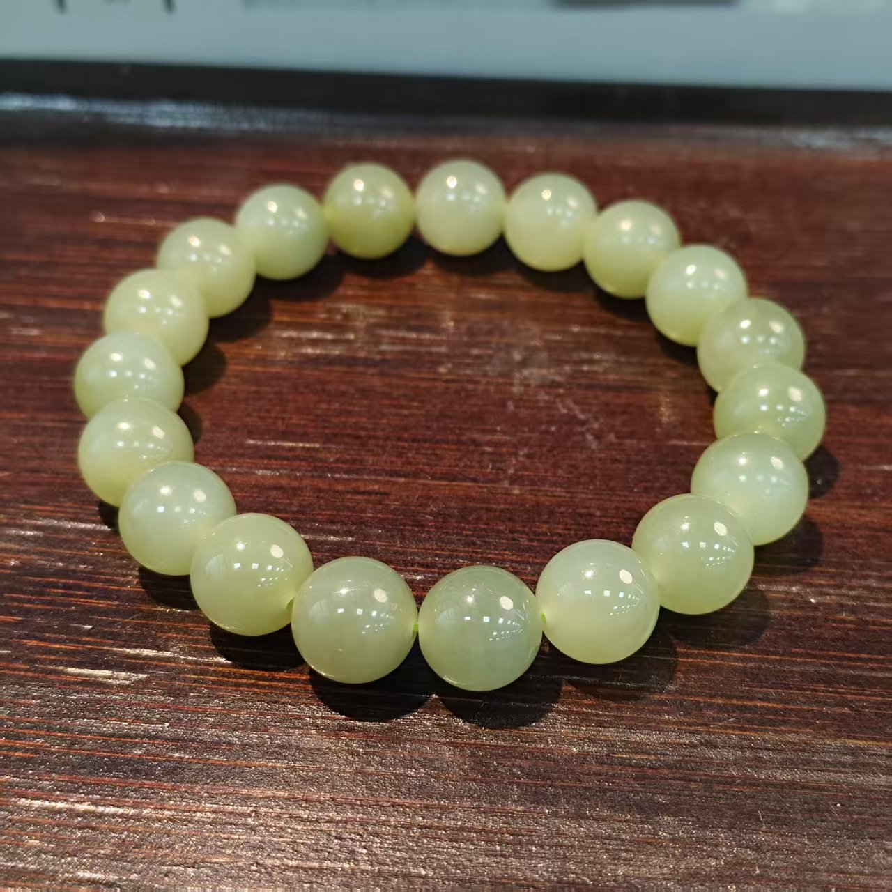 【书记甄选】天然和田玉单圈手链 多样式发一件 约10mm YW1239