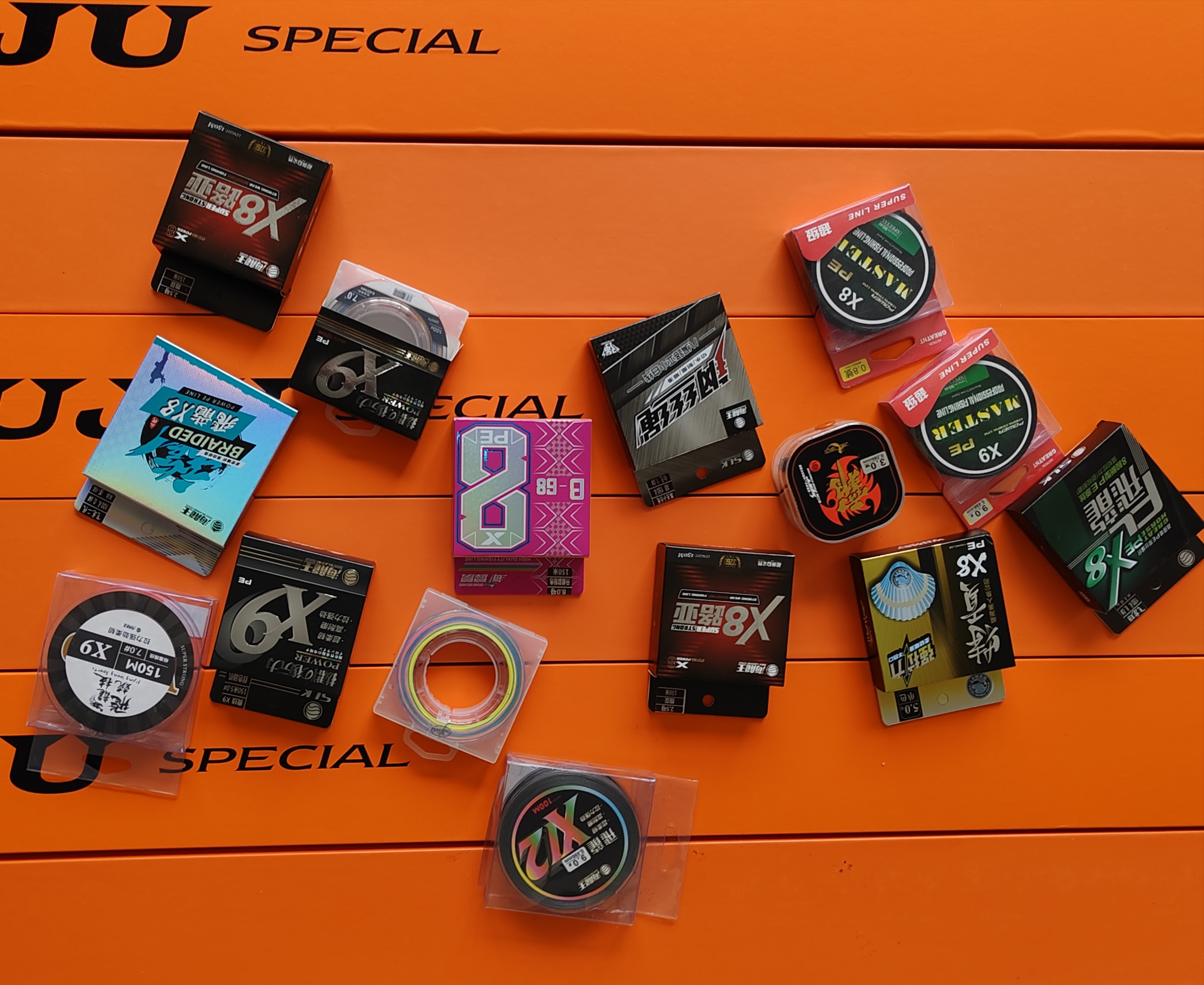 海龙王PE线 路亚远投专用线（混发颜色随机X8 X9随机发）