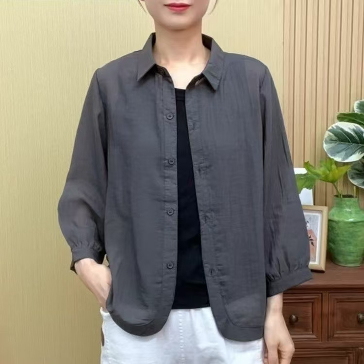 2025新款纯色小衫