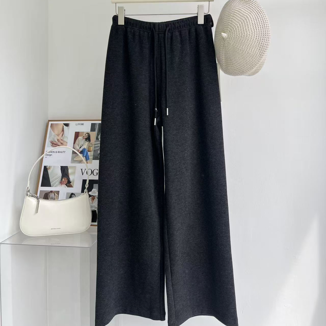 简约百搭，短款加绒糯米裤