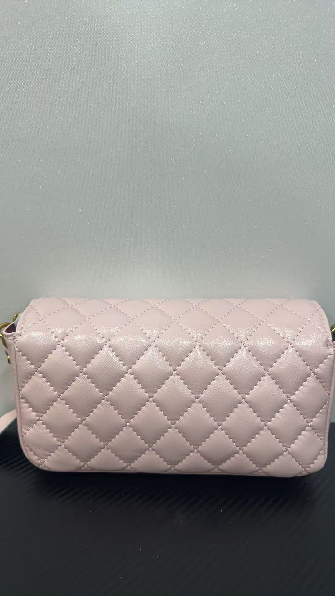 手工真皮包-2209-麻将-香-粉