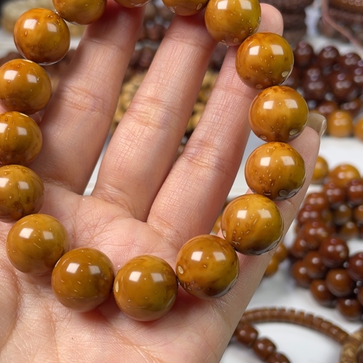 紫金鼠手串14尺寸练手瑕疵款（花皮）