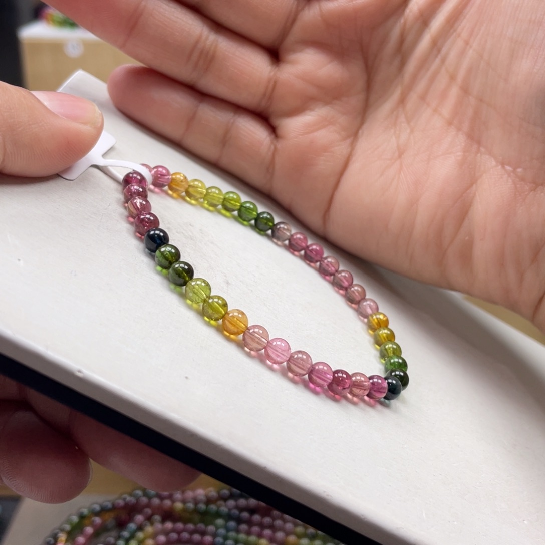 碧玺手串未镶嵌4.8mmmmmmmmmmmmmmmmmmmm