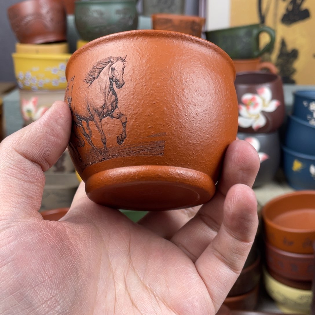 紫砂茶杯紫砂茶杯