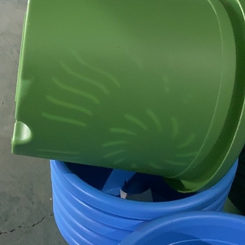 树脂四季5号草绿无托6个