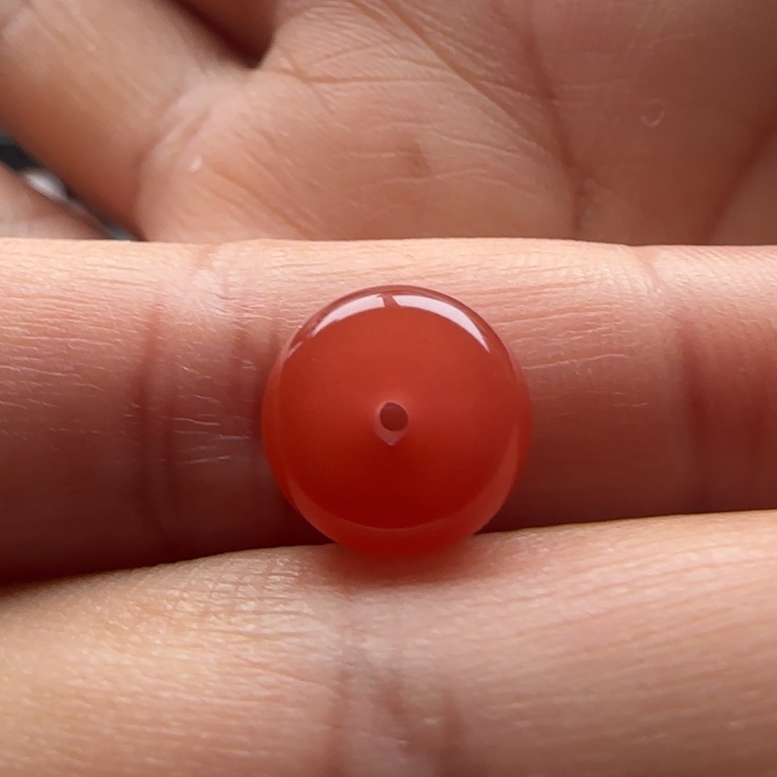 南红玛瑙隔珠10.9x4.8未镶嵌