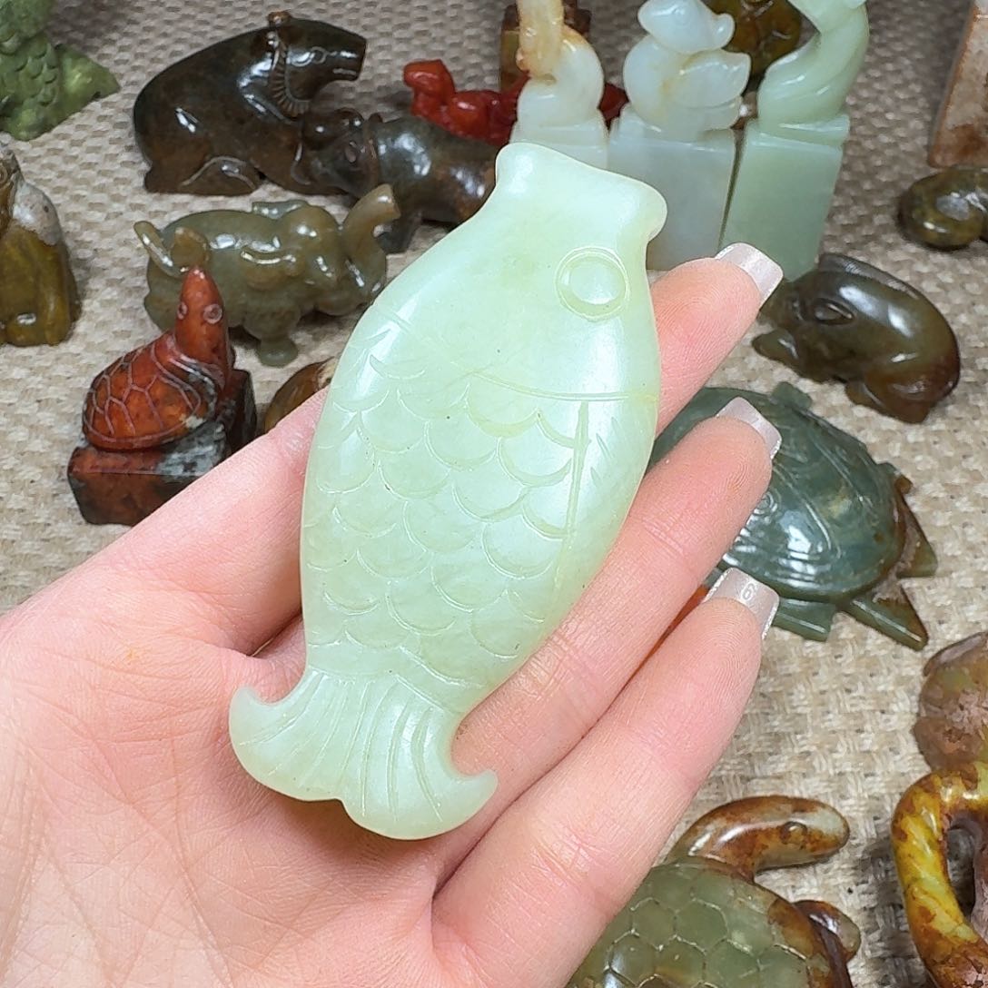 白玉菩提吊坠挂件