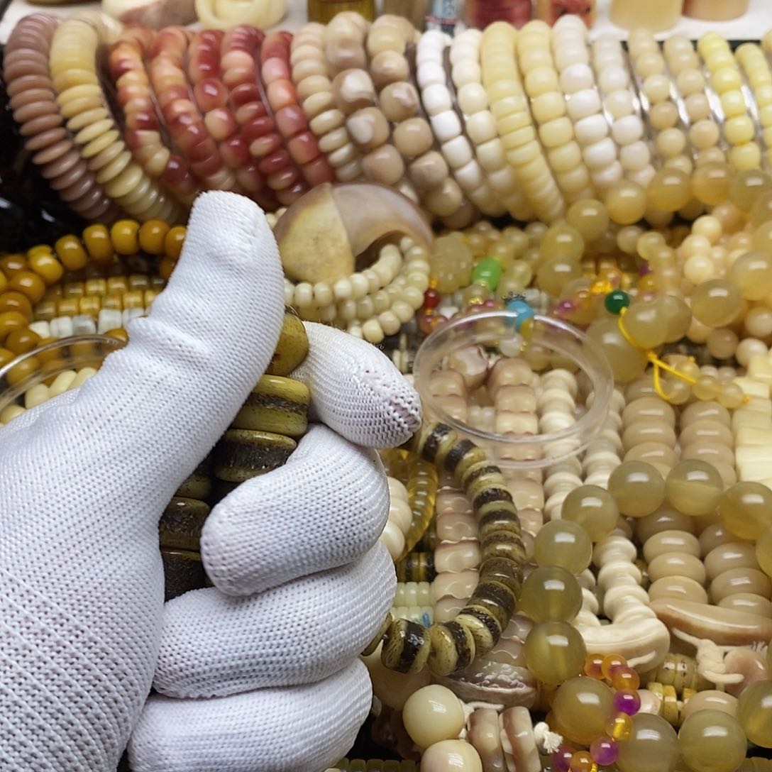 牛骨手串/手链【****®精美人工养殖牛骨