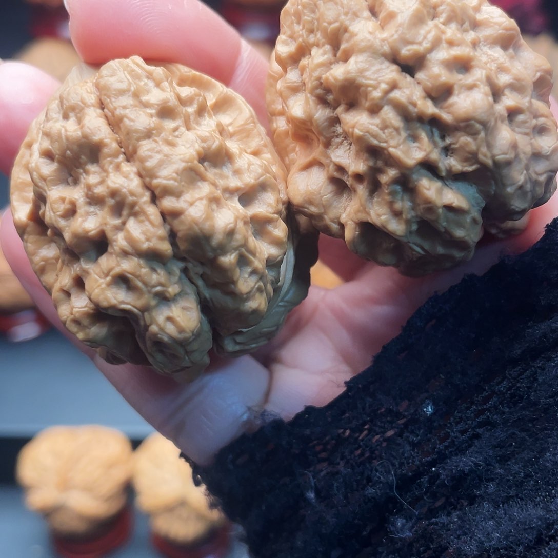 文玩核桃把件三羊疙瘩哦