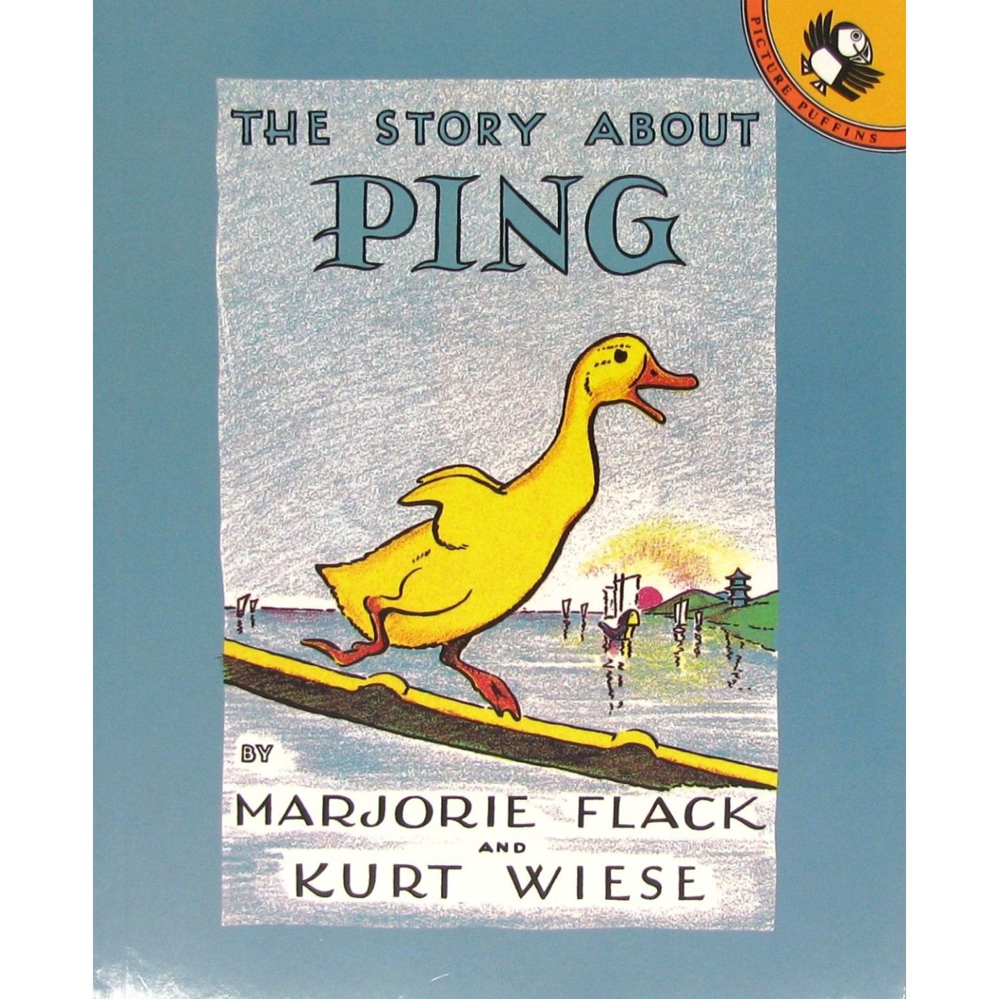 图画书企鹅系列原版书TheStoryAboutPing英语绘本亲子共读经典动