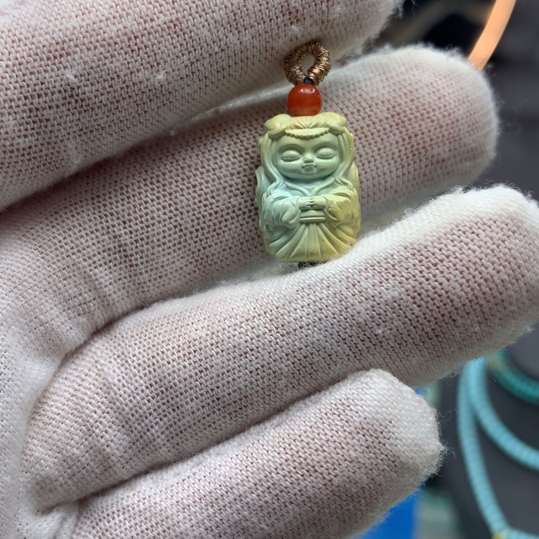 绿松石挂件未镶嵌