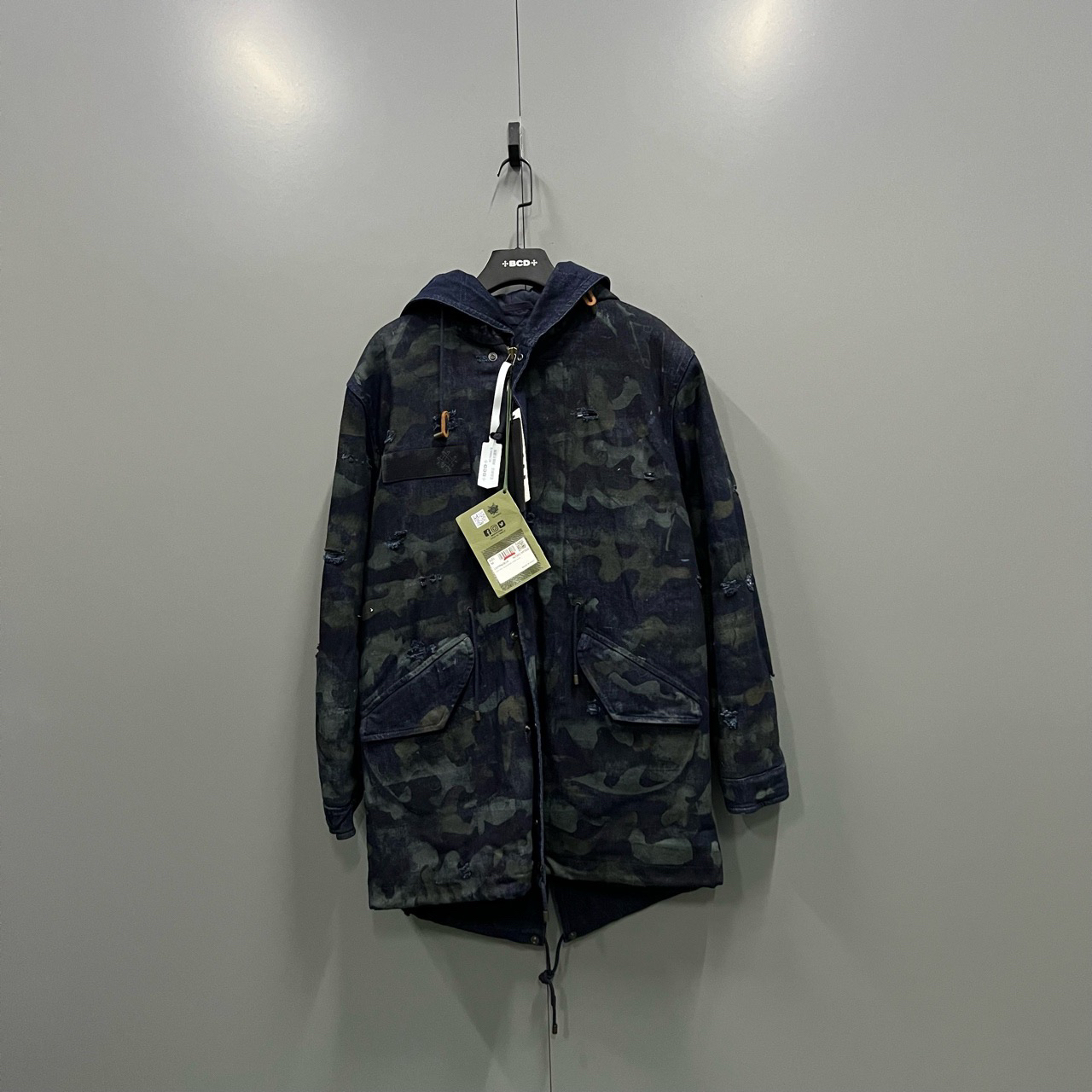 99新 Mr&Mrs/先生 小姐 （jp）203迷彩连帽大衣 M码 L码*3 XL码*3