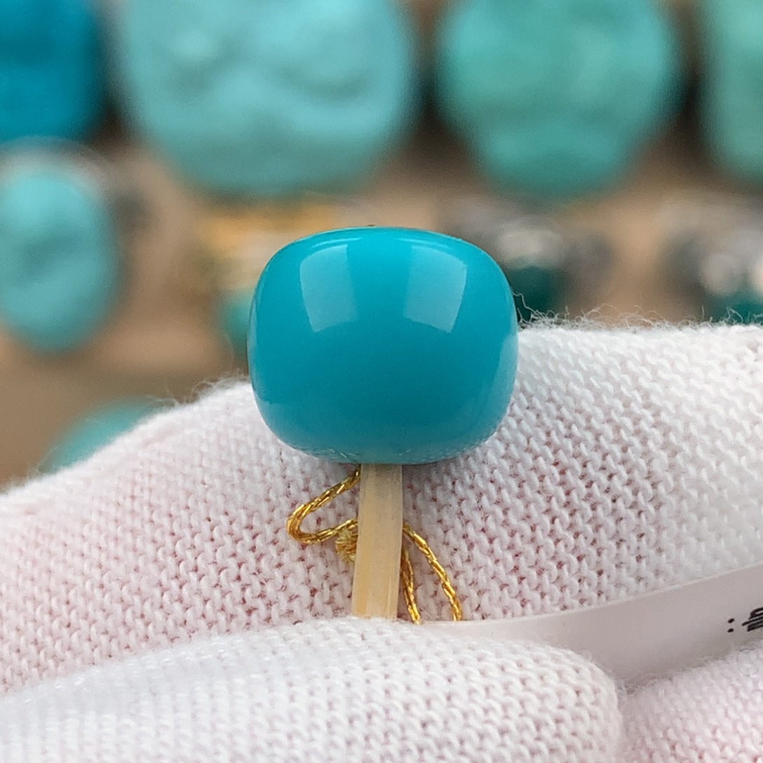 绿松石配饰未镶嵌老型卡10.2*9