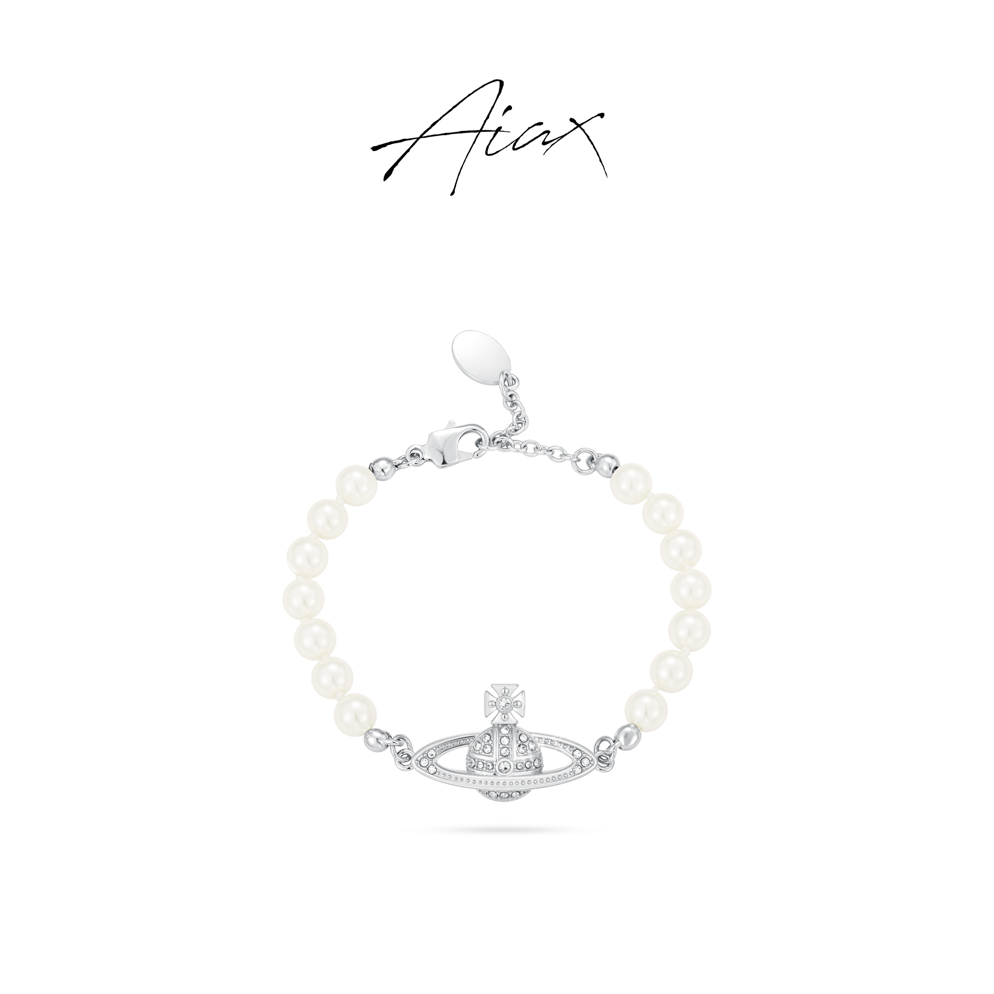 AIAX 流光风 秋上新复古轻奢氛围高颜值精致土星珠珠手链TSS8046