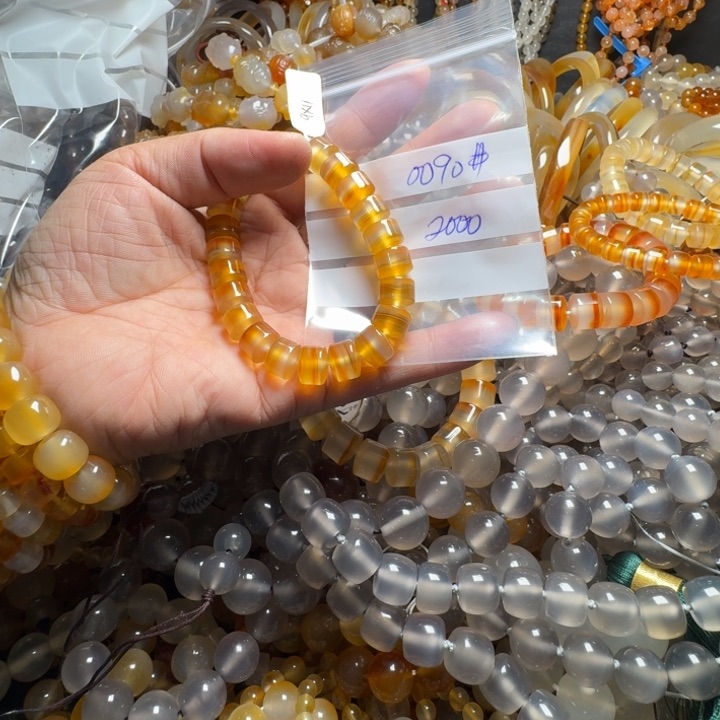 玛瑙/玉髓颈饰未镶嵌W**G0090