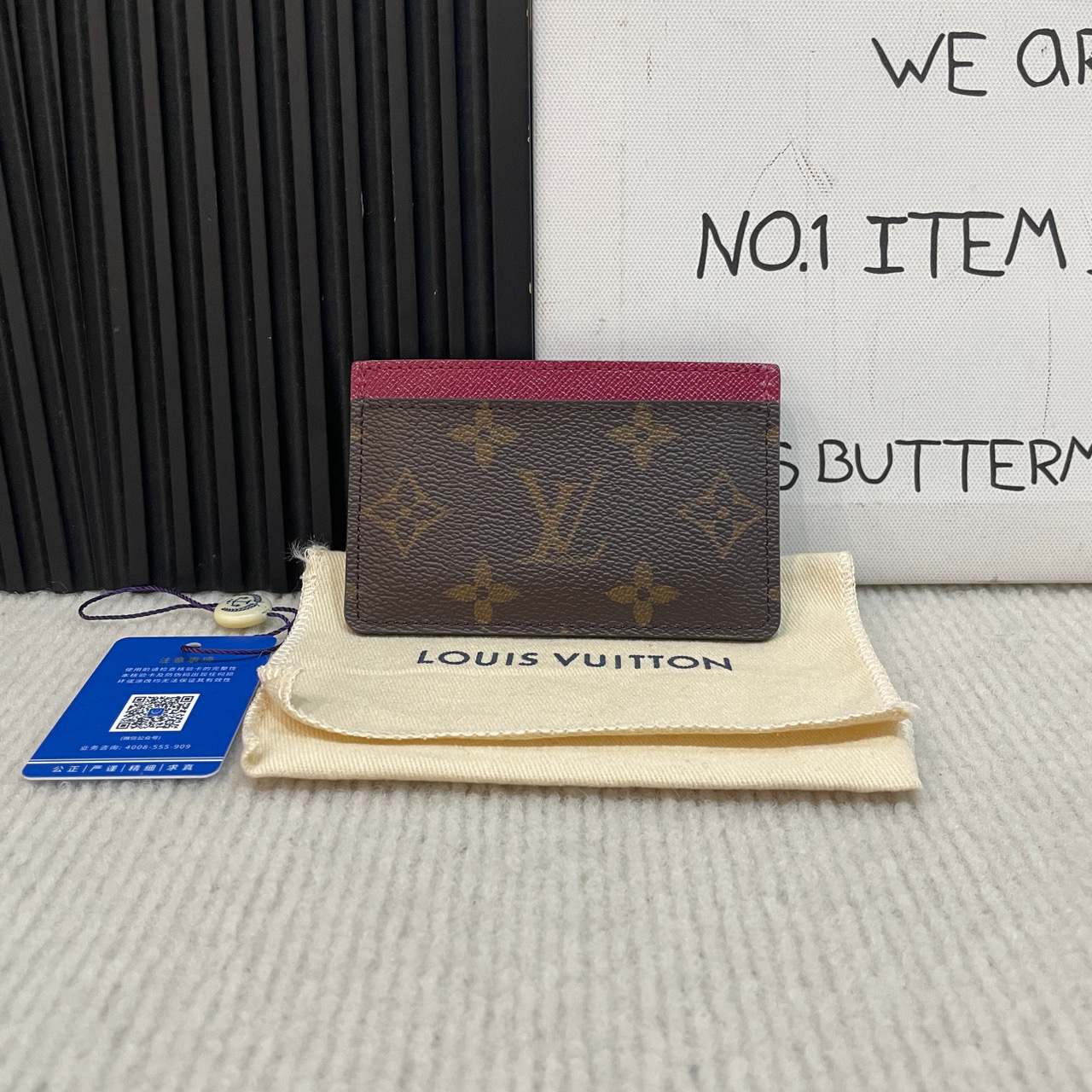 99新 LouisVuitton/路易威登 老花小卡包