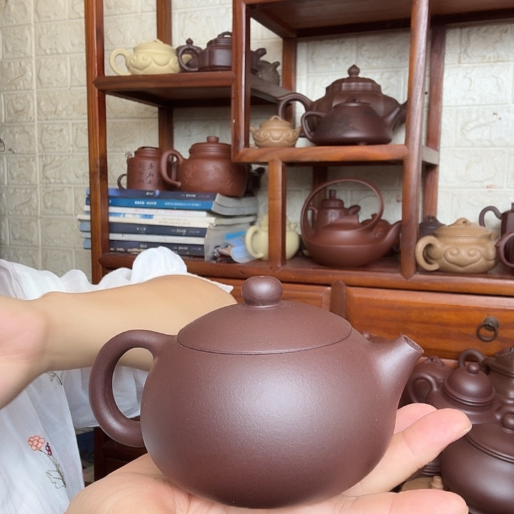 茶壶紫砂西施300cc半手工