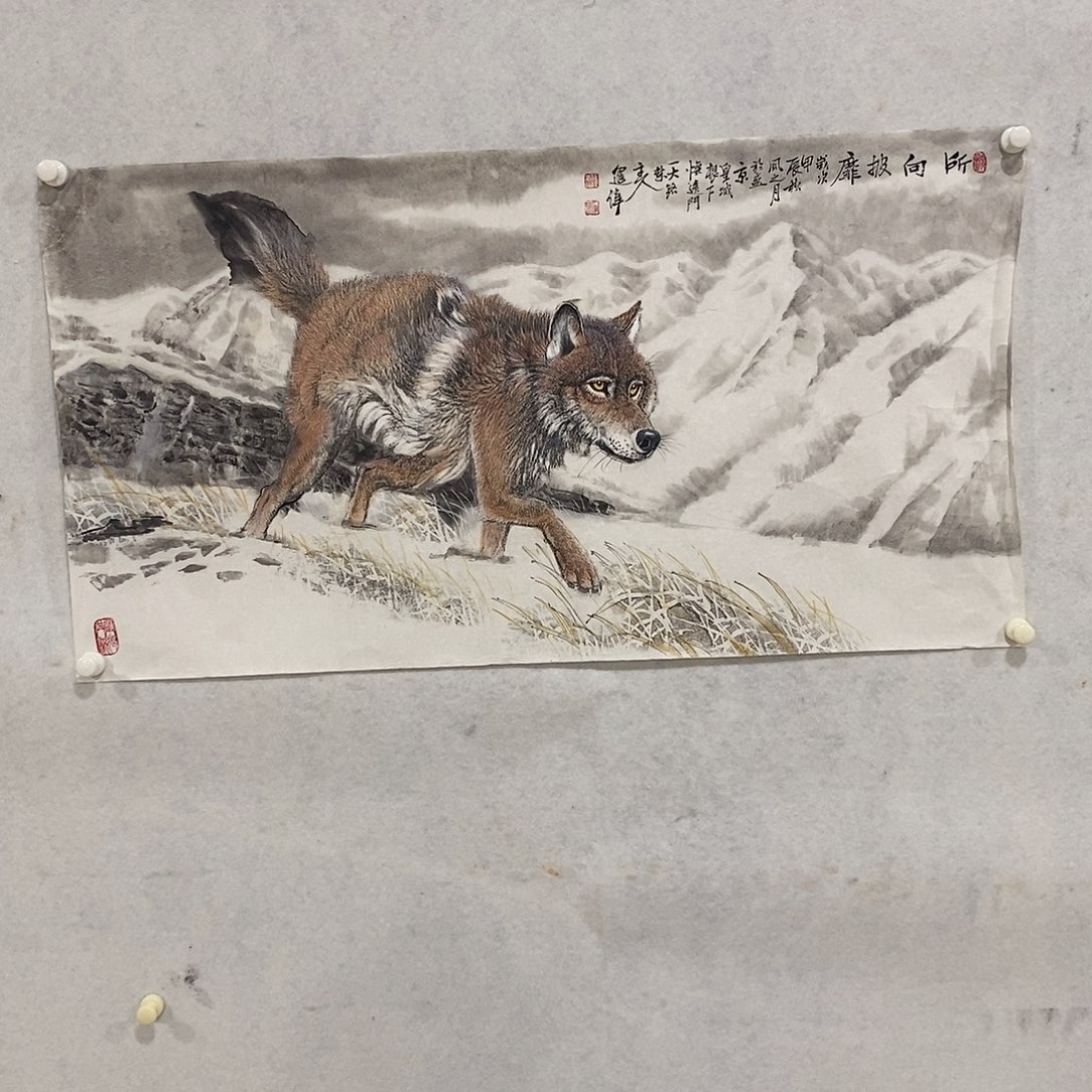 国画左进伟书画作品欣赏？书画