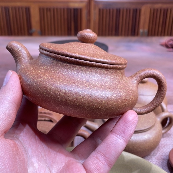 鲜***马紫砂茶壶宜兴紫砂原矿紫砂壶