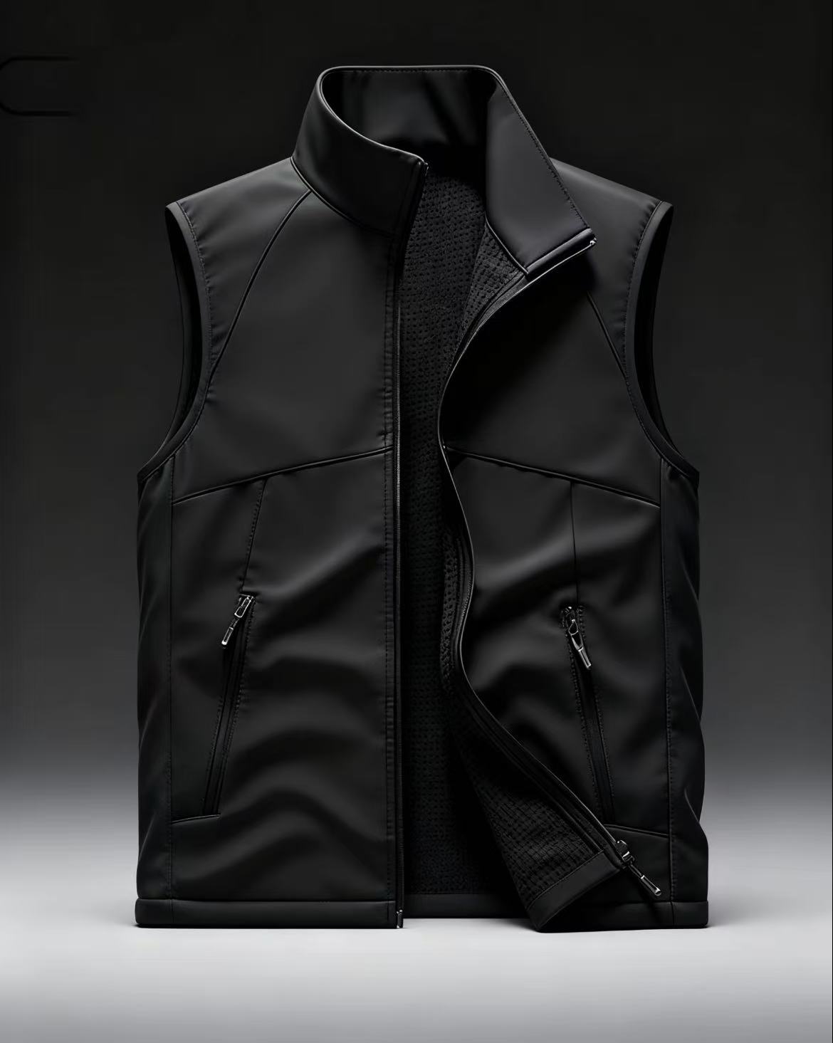 PYP2025秋冬加绒马甲新款情侣款户外防风透气休闲百搭马甲