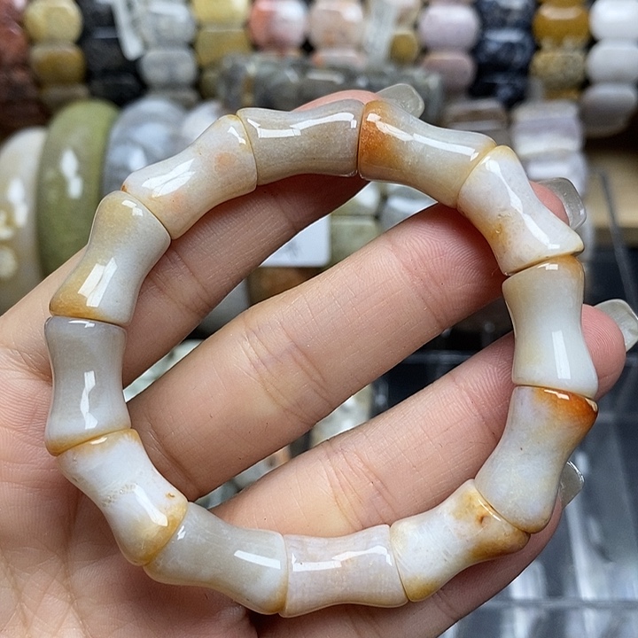 硅化玉未镶嵌好看