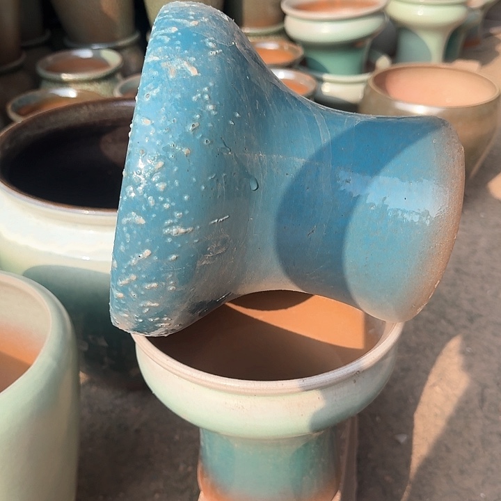 红陶微瑕花盆处理来啦