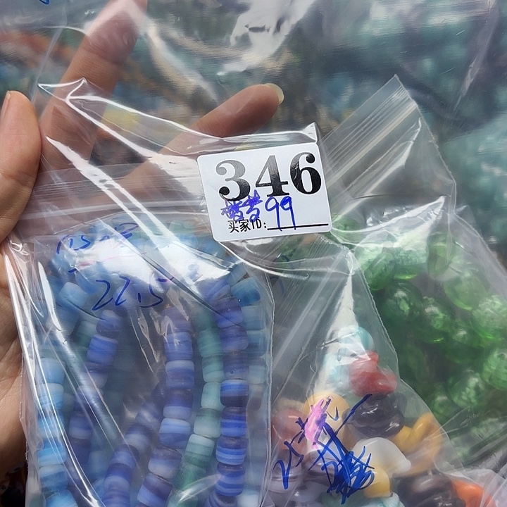 琉璃颈饰346。 梦梦一包专拍