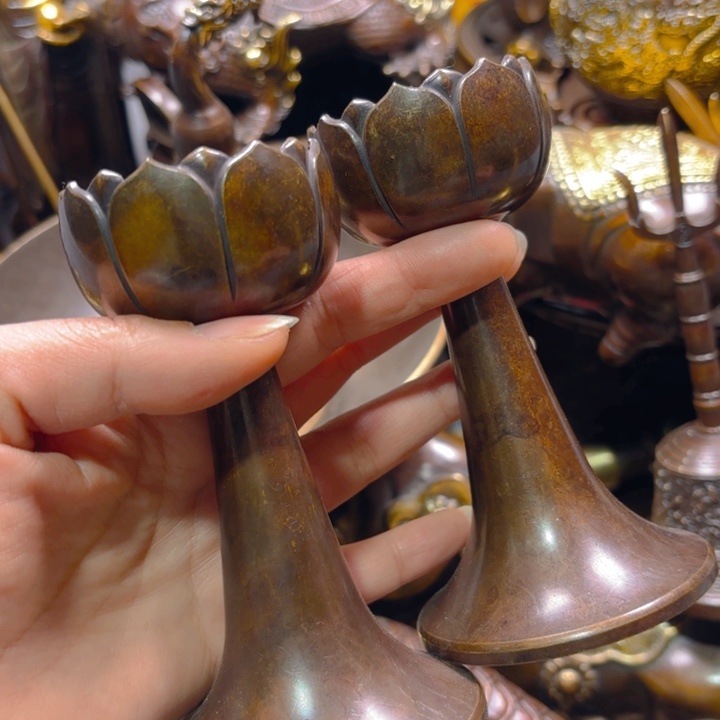 铜器摆件收收藏藏