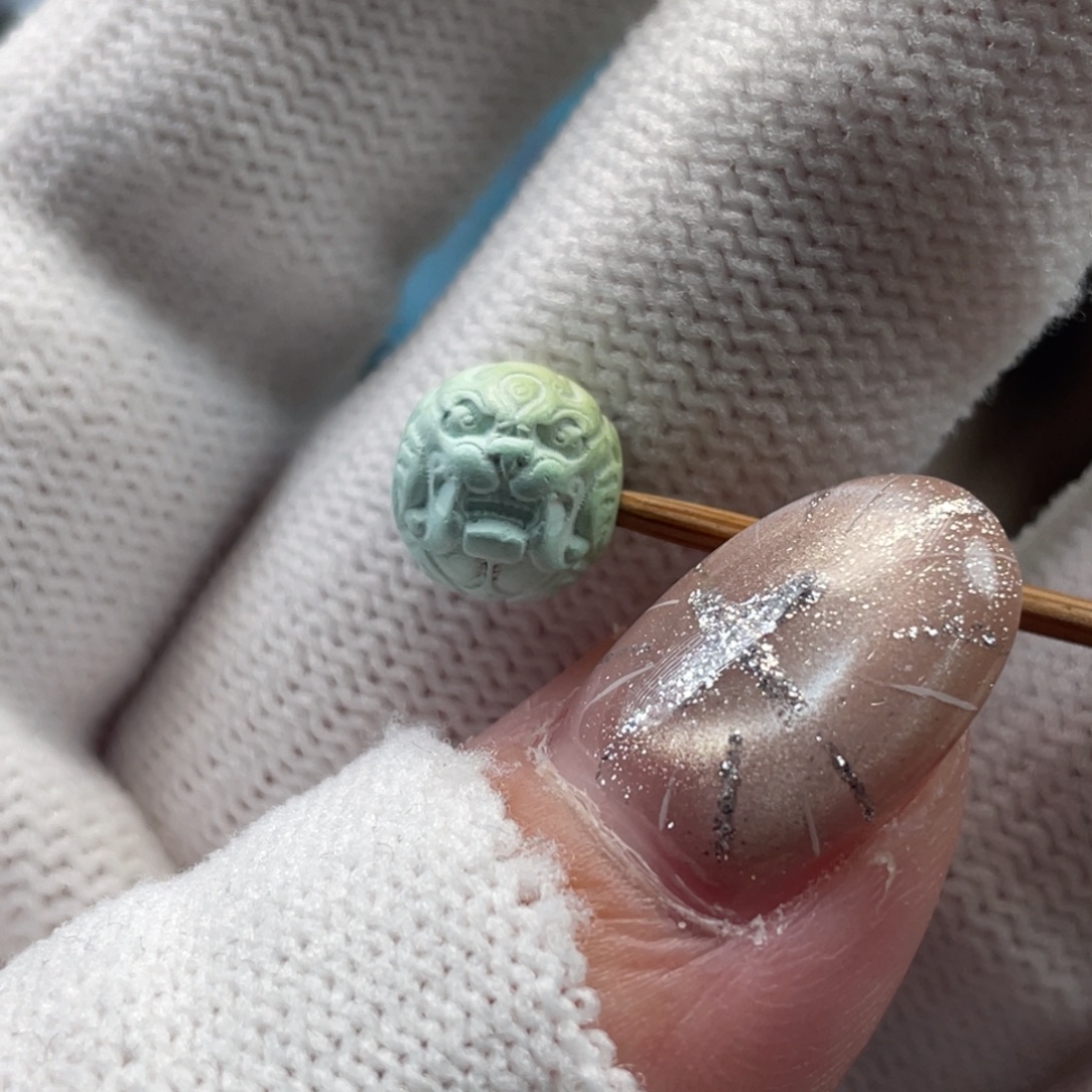 绿松石未镶嵌挂件