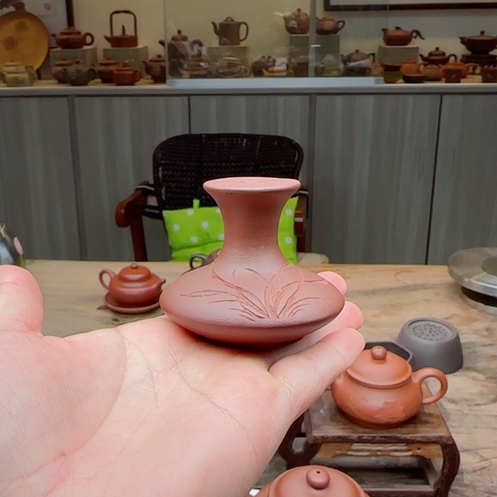 紫砂茶壶底槽清盖置手工制作