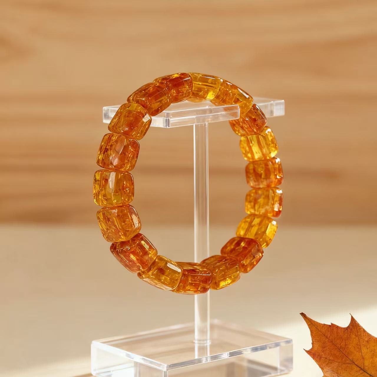 手链 MA-3547      爆款金花珀手串