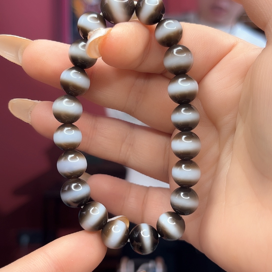 玛瑙/玉髓手串未镶嵌多样性发一