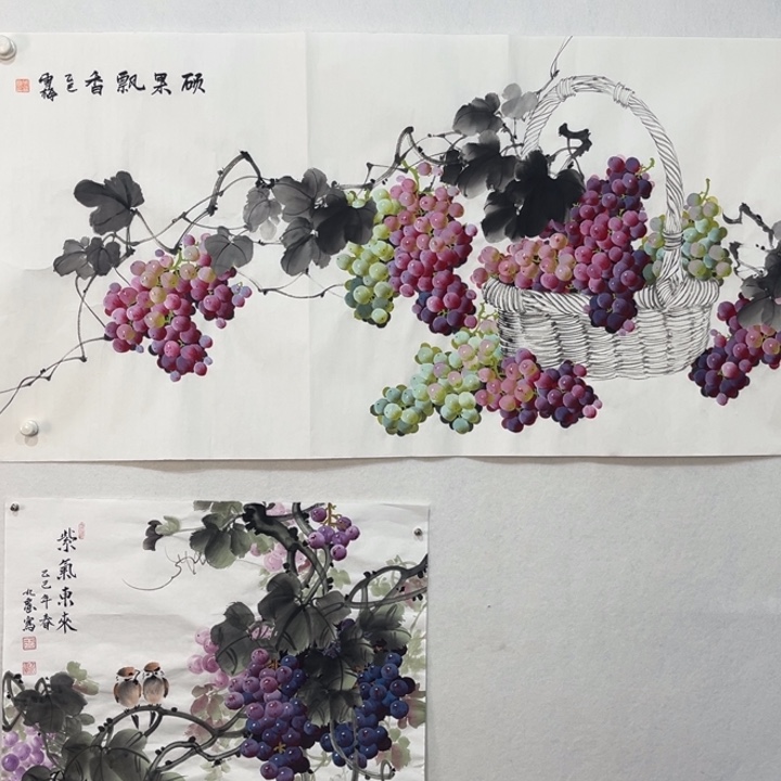 国画手绘国画作品