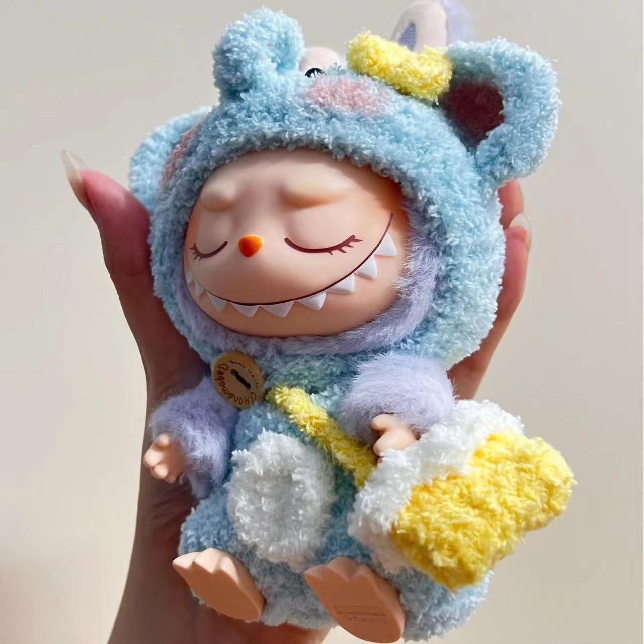 LABUBU新款娃衣坐坐派对搪胶娃衣衣服拉布布配件拉不不挂件 cloth