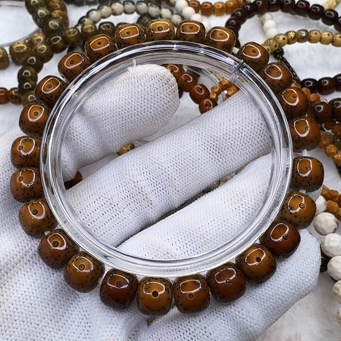 救***赎星月菩提吊坠98古铜