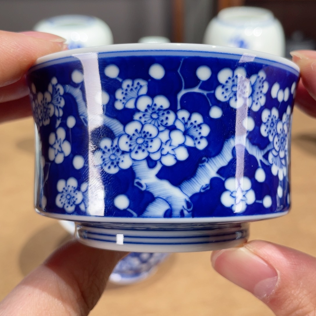 杯 经典王步花鸟 小桥窑